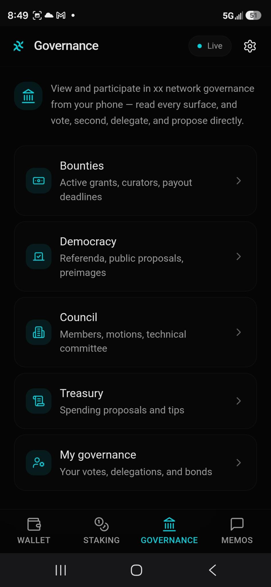 Governance hub